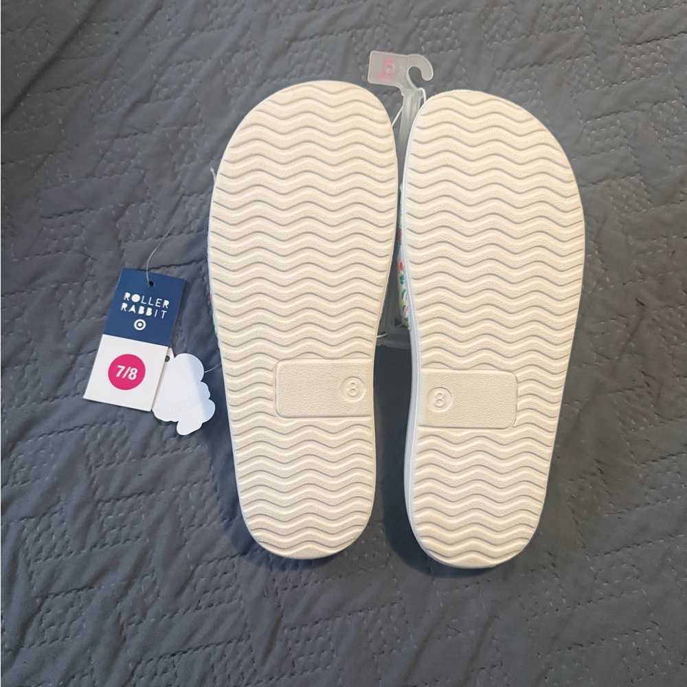 🏷️ Roller Rabbit x Target Adult Vacation/Star Geo Slide Sandals Size 7/8 - Picture 2 of 4